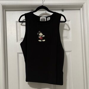 Disney Black Mickey Mouse Tank Ladies XL